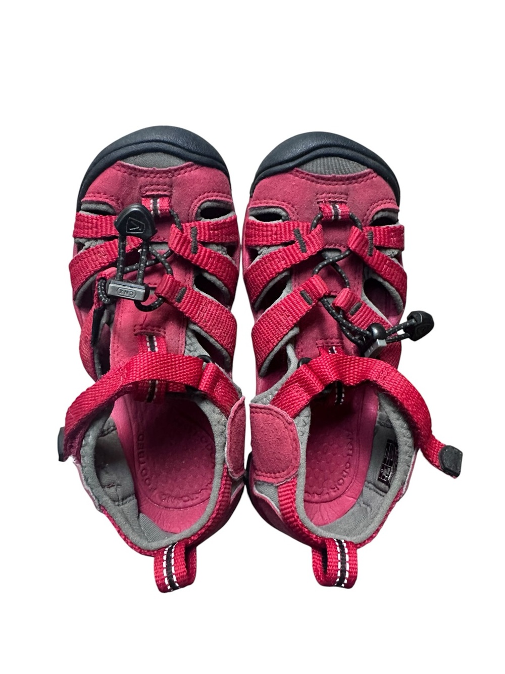 KEEN Kids' Seacamp II CNX Sandals Red Toddler Size 12